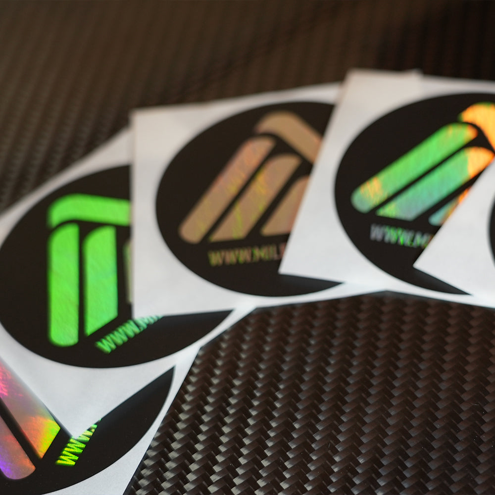 Holographic Logo stickers